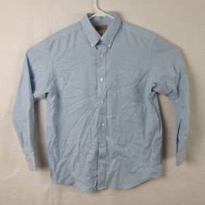Duluth Trading Co. Blue Button Front Shirt Medium